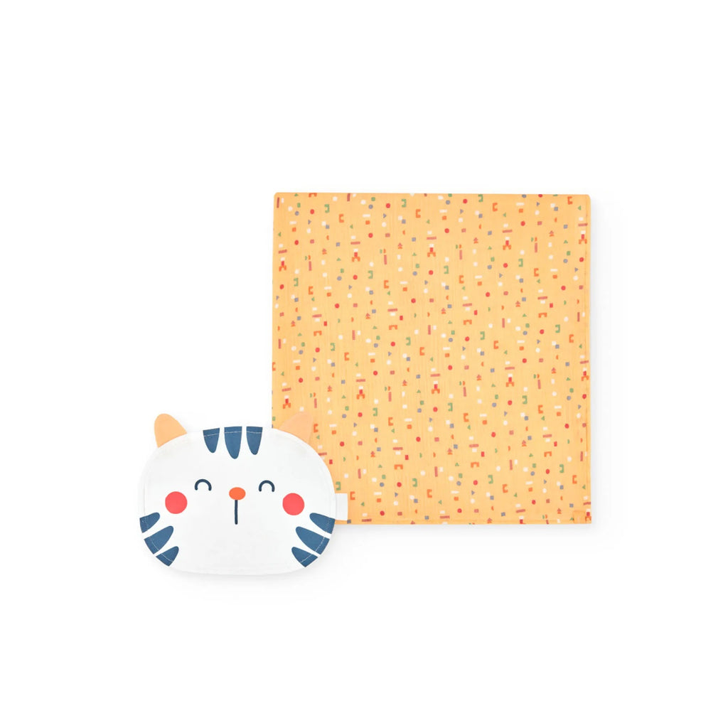Pack coperta e bavaglino giallo