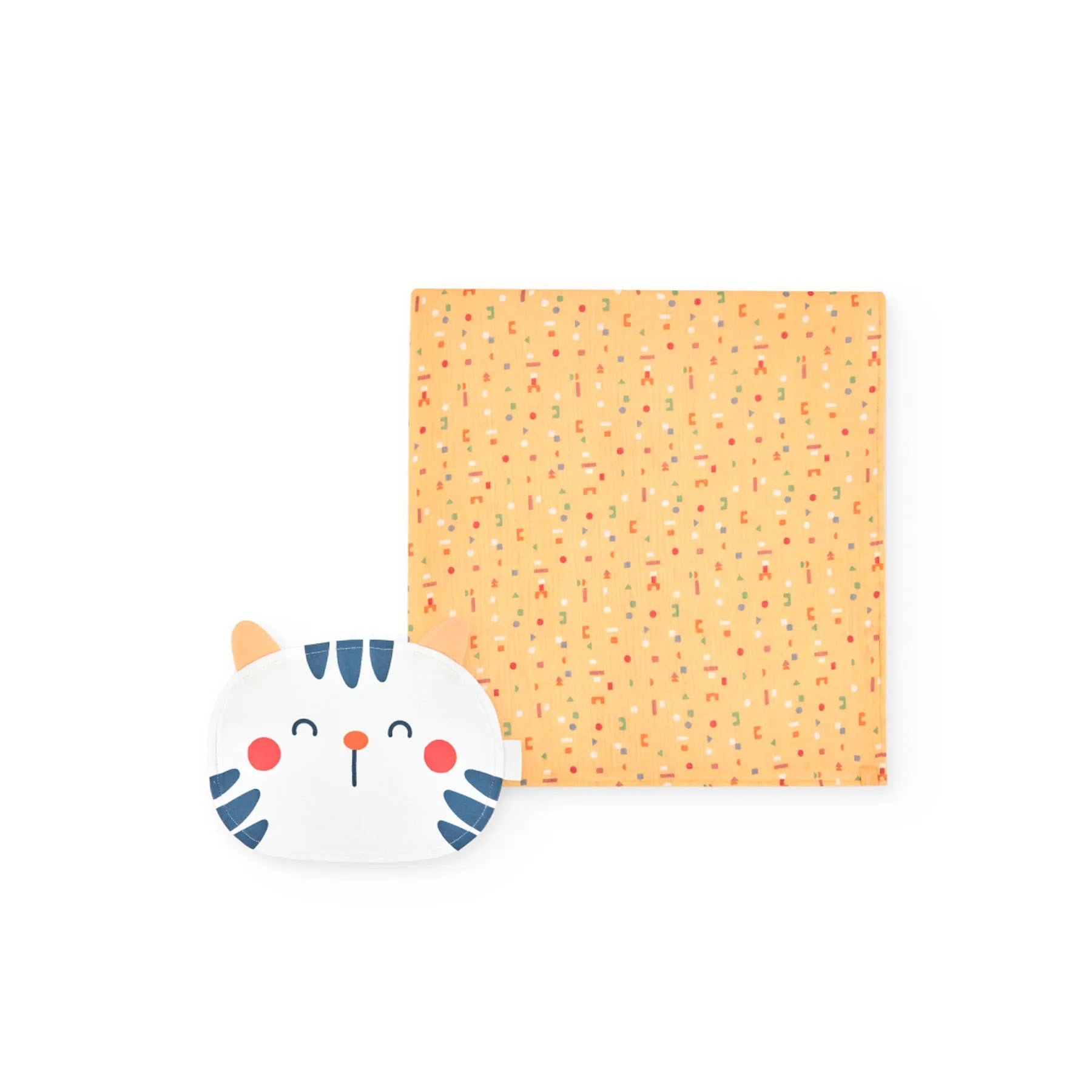 Pack coperta e bavaglino giallo