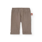 Completo t-shirt manica lunga e pantaloni lunghi mussola