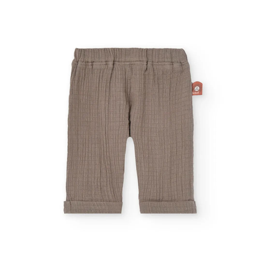Completo t-shirt manica lunga e pantaloni lunghi mussola