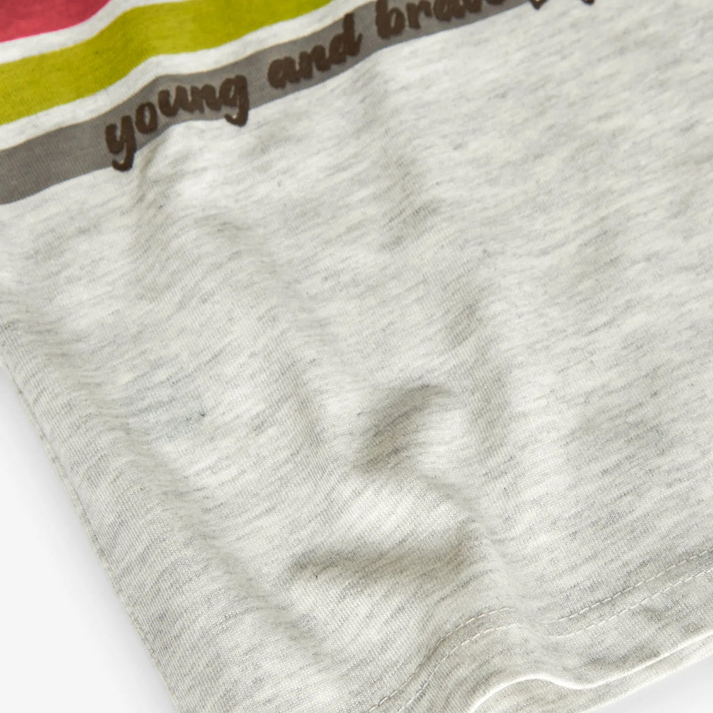 T-shirt manica lunga mélange