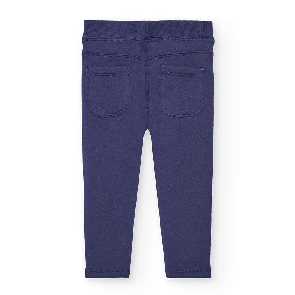 Leggings felpati bambina viola