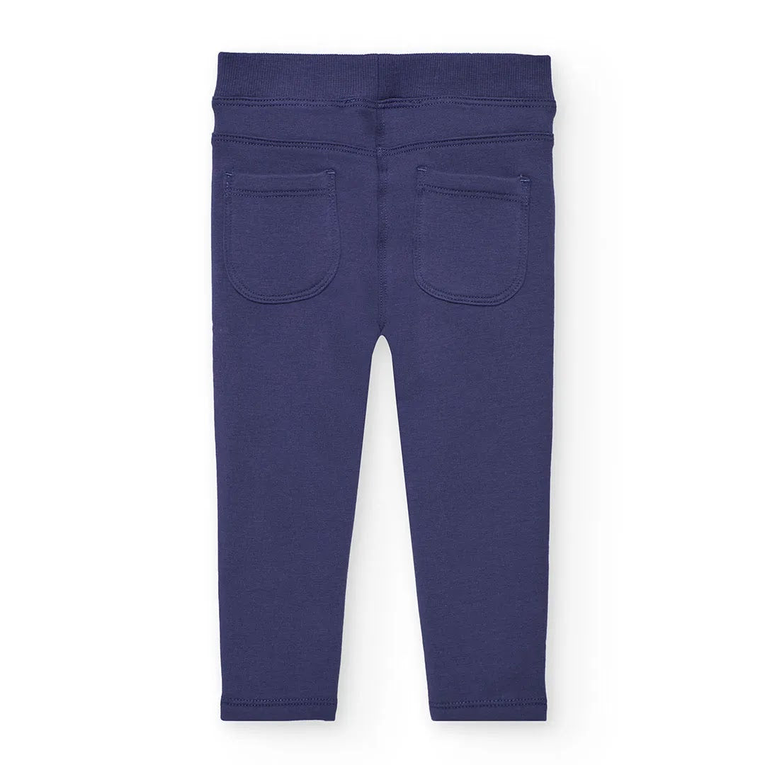 Leggings felpati bambina viola