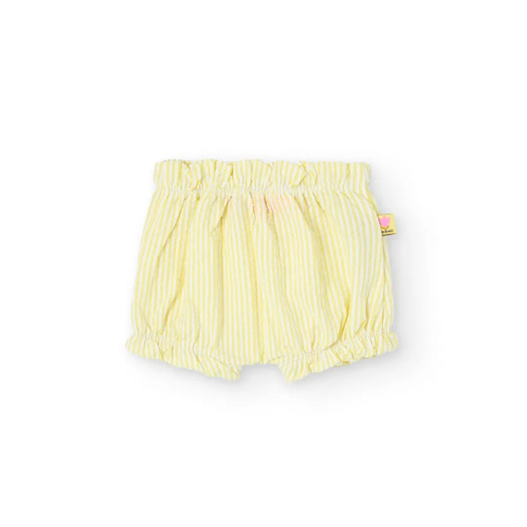 Completo t-shirt e culotte bianco con tulipani