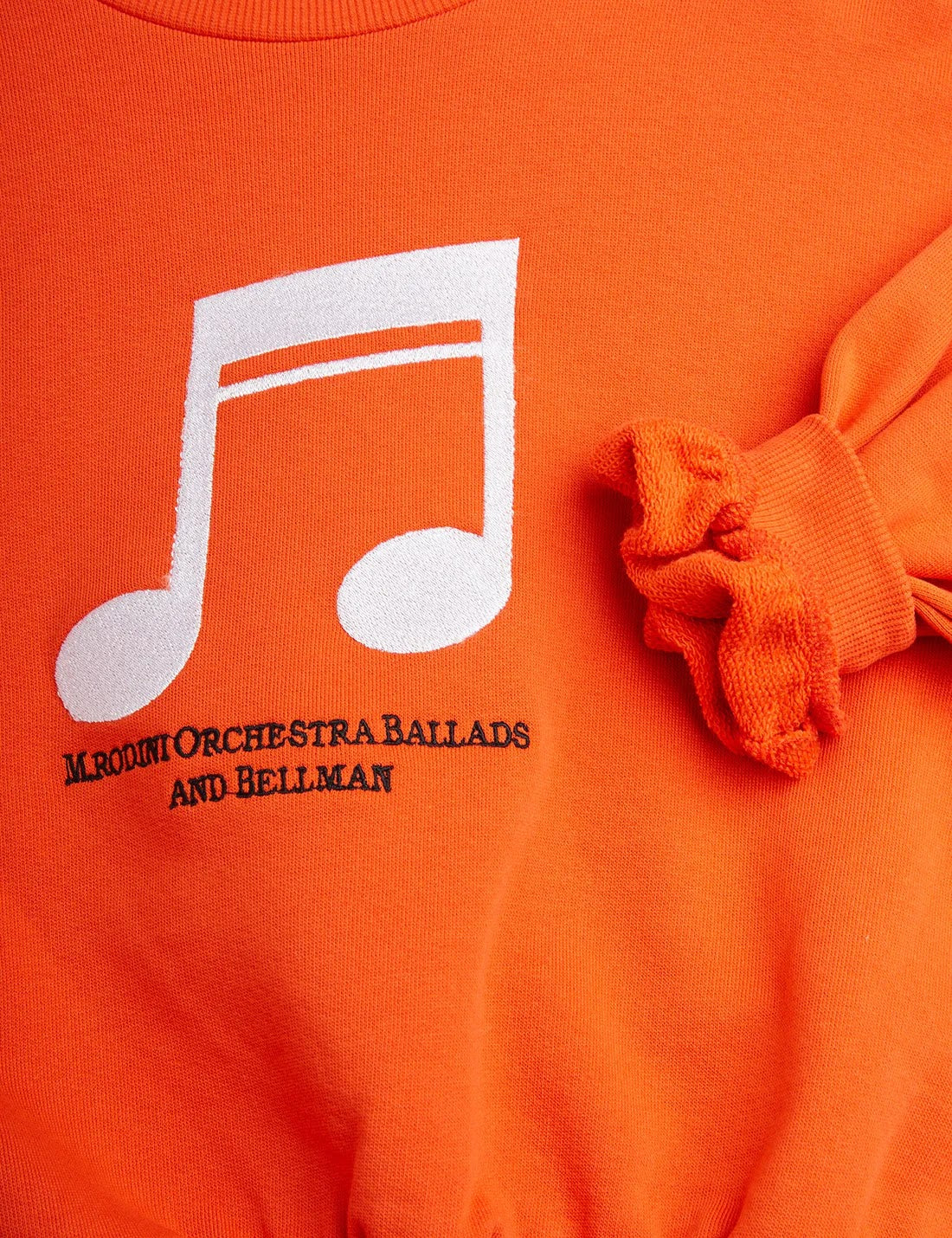 Felpa Note rosso