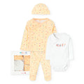 Set regalo per neonati giallo