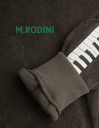 Felpa stampa Pianoforte nero