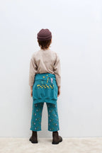 Pantalone palazzo tuta ‘magic toothbrush’