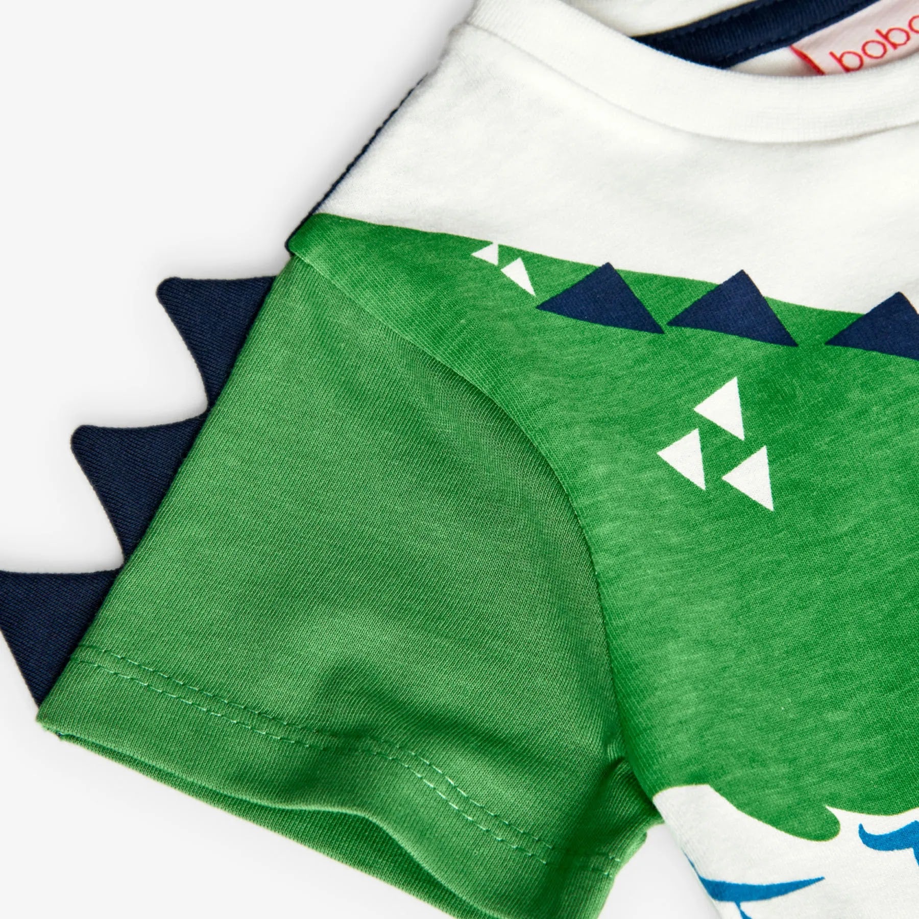 T-shirt mezza manica coccodrillo bianco