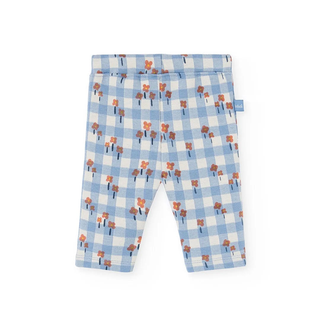 Completo maglia e pantalone floreale