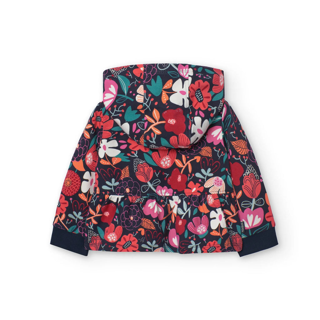 Felpa fiori bambina