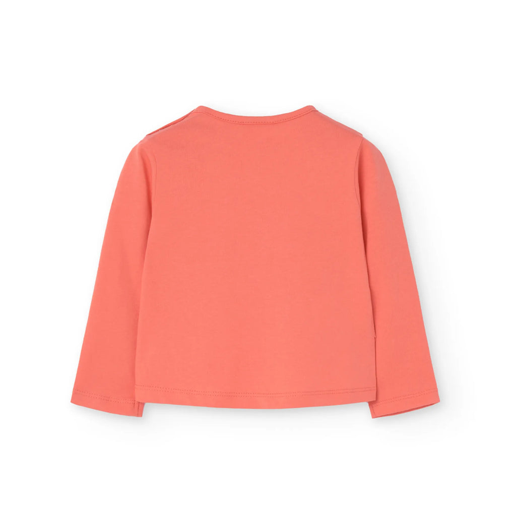 T-shirt manica lunga paprika