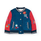 Giubbotto jeans imbottito bambina