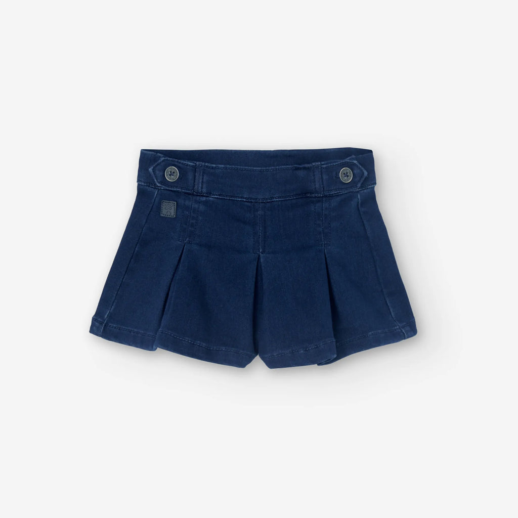 Gonna-short jeans scuro