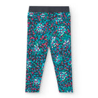 Pantaloni felpati fiori