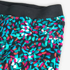 Pantaloni felpati fiori