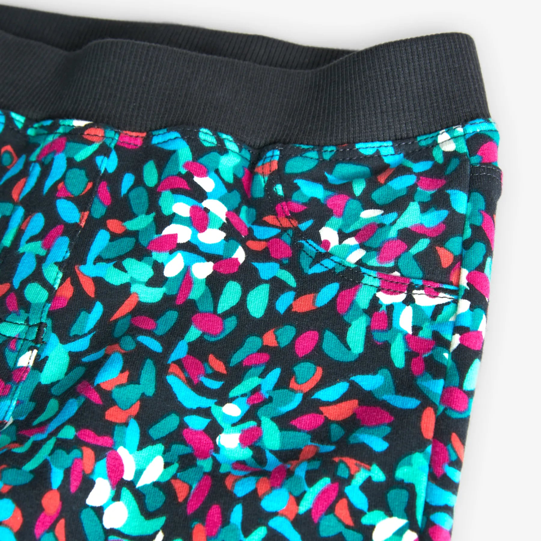 Pantaloni felpati fiori