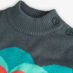 Vestito maglieria cuori per bimba