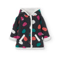 Cappotto bambina pois grandi