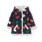 Cappotto bambina pois grandi
