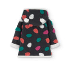 Cappotto bambina pois grandi