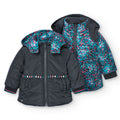 Parka reversibile per bimba
