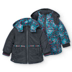 Parka reversibile per bimba
