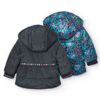 Parka reversibile per bimba