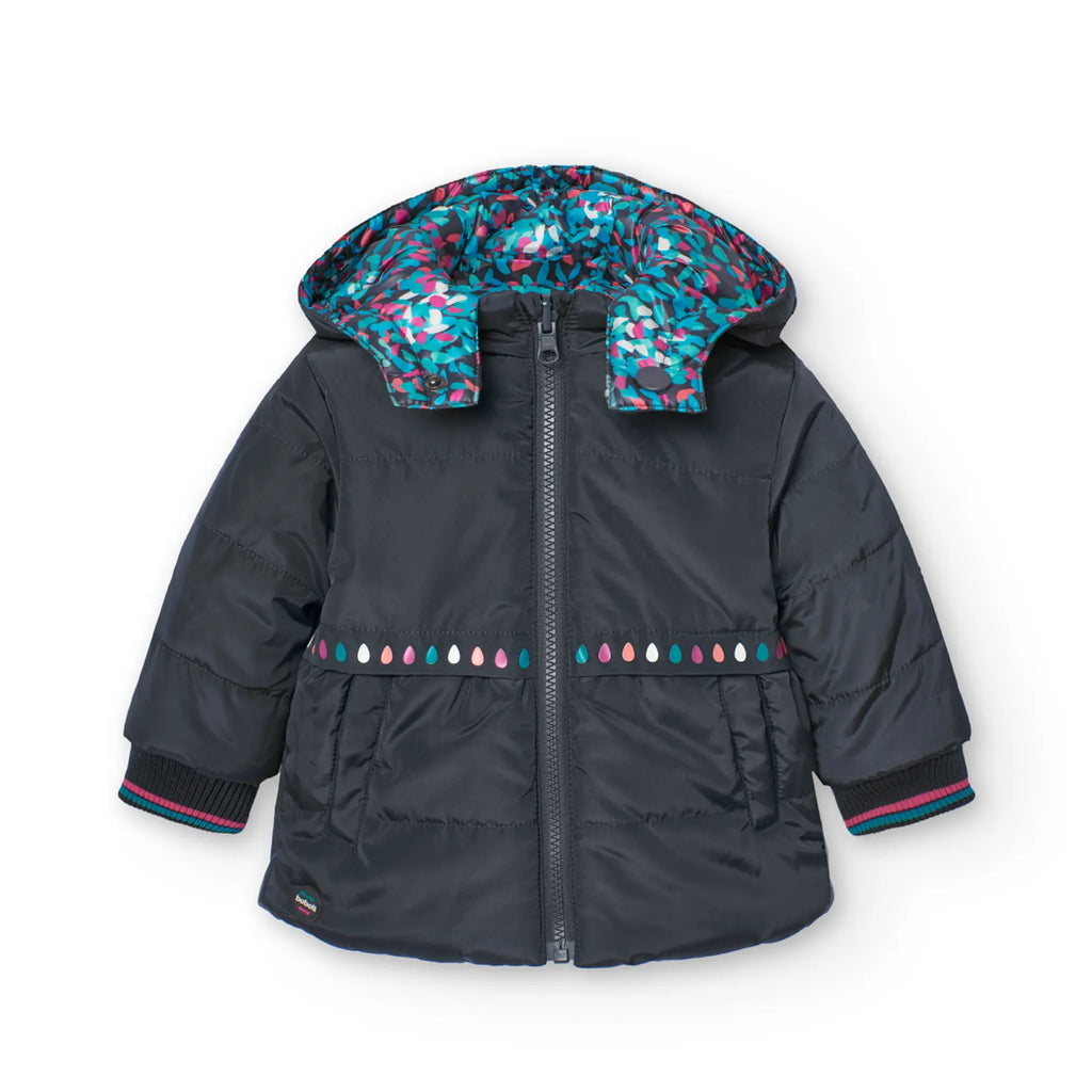Parka reversibile per bimba