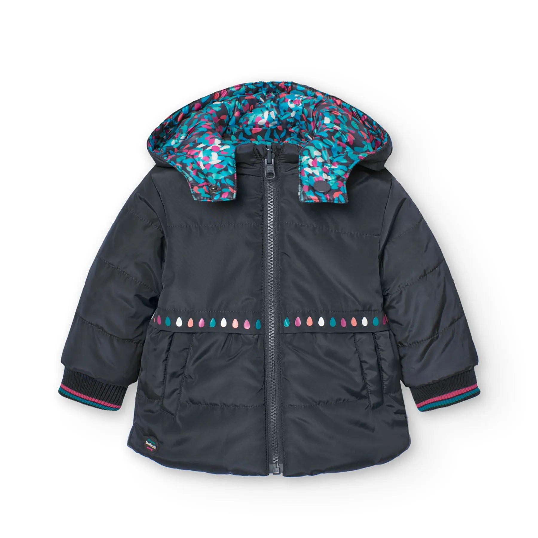 Parka reversibile per bimba
