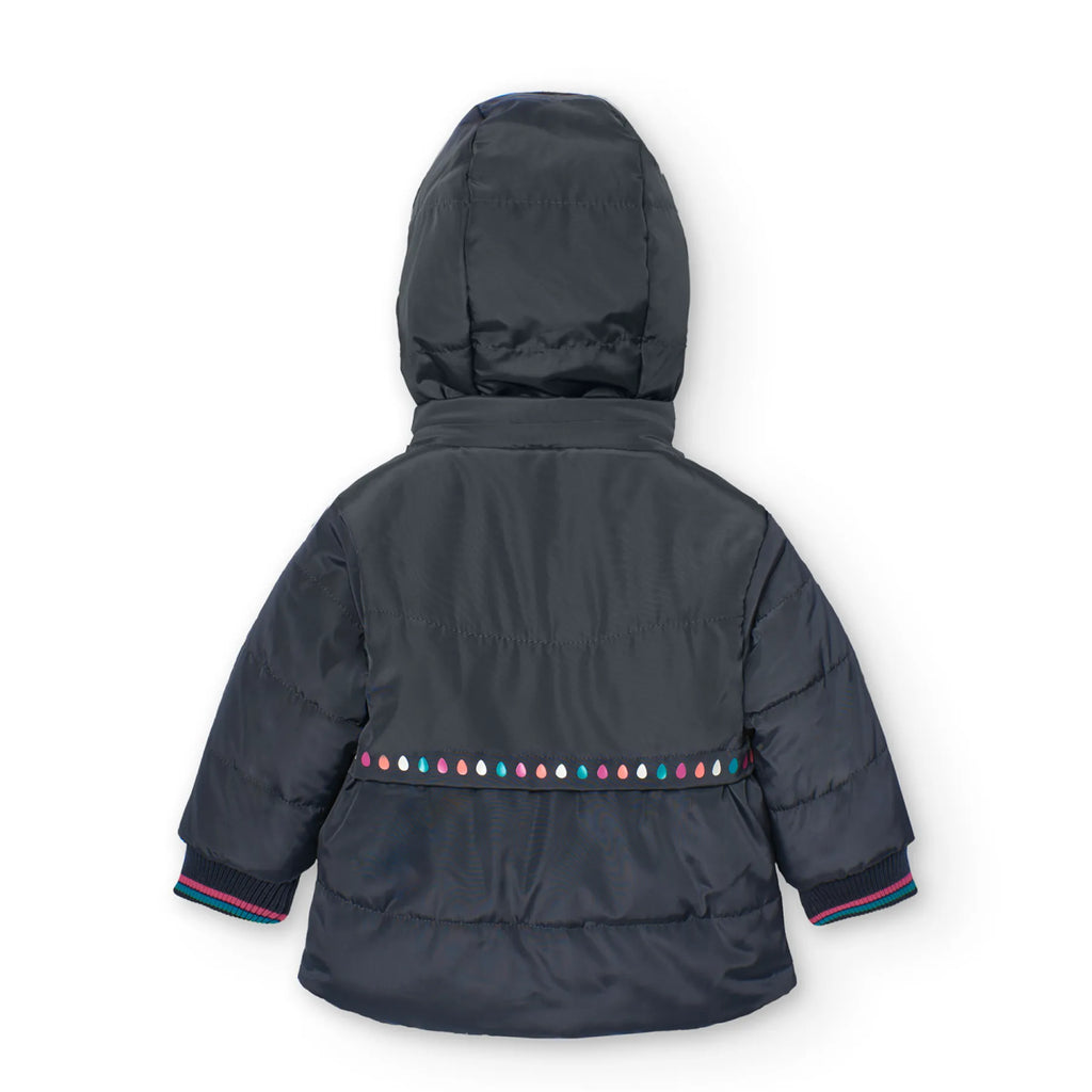 Parka reversibile per bimba