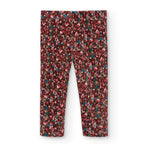 Leggings fantasia floreale per bimba