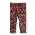 Leggings fantasia floreale per bimba