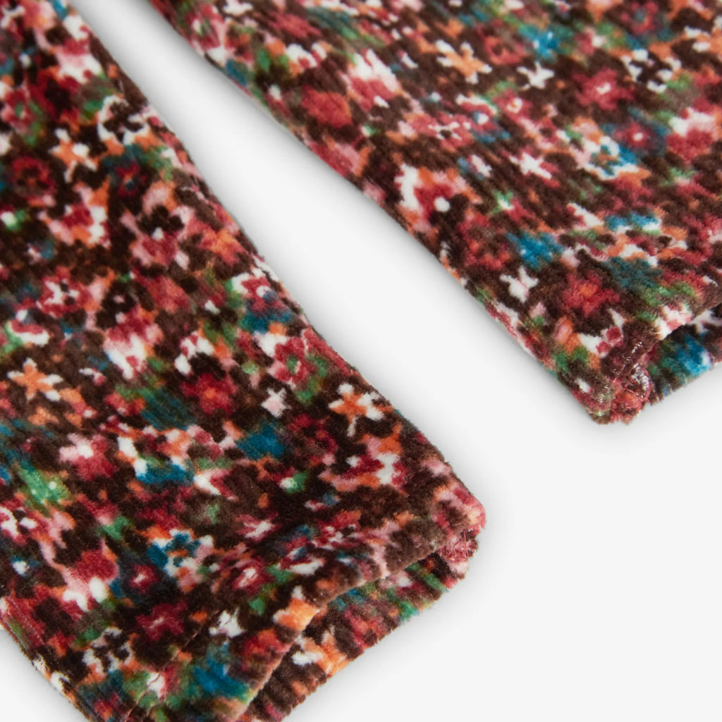 Leggings fantasia floreale per bimba