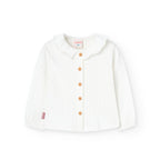 Camicia con colletto volant