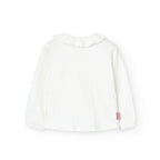 Camicia con colletto volant