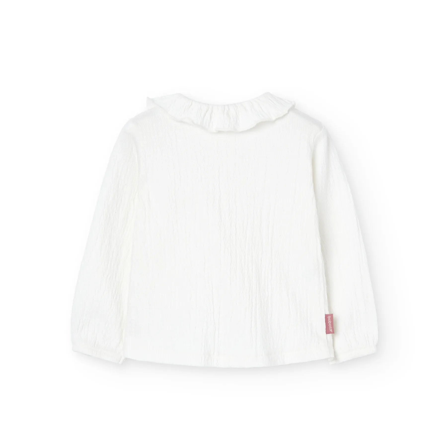 Camicia con colletto volant
