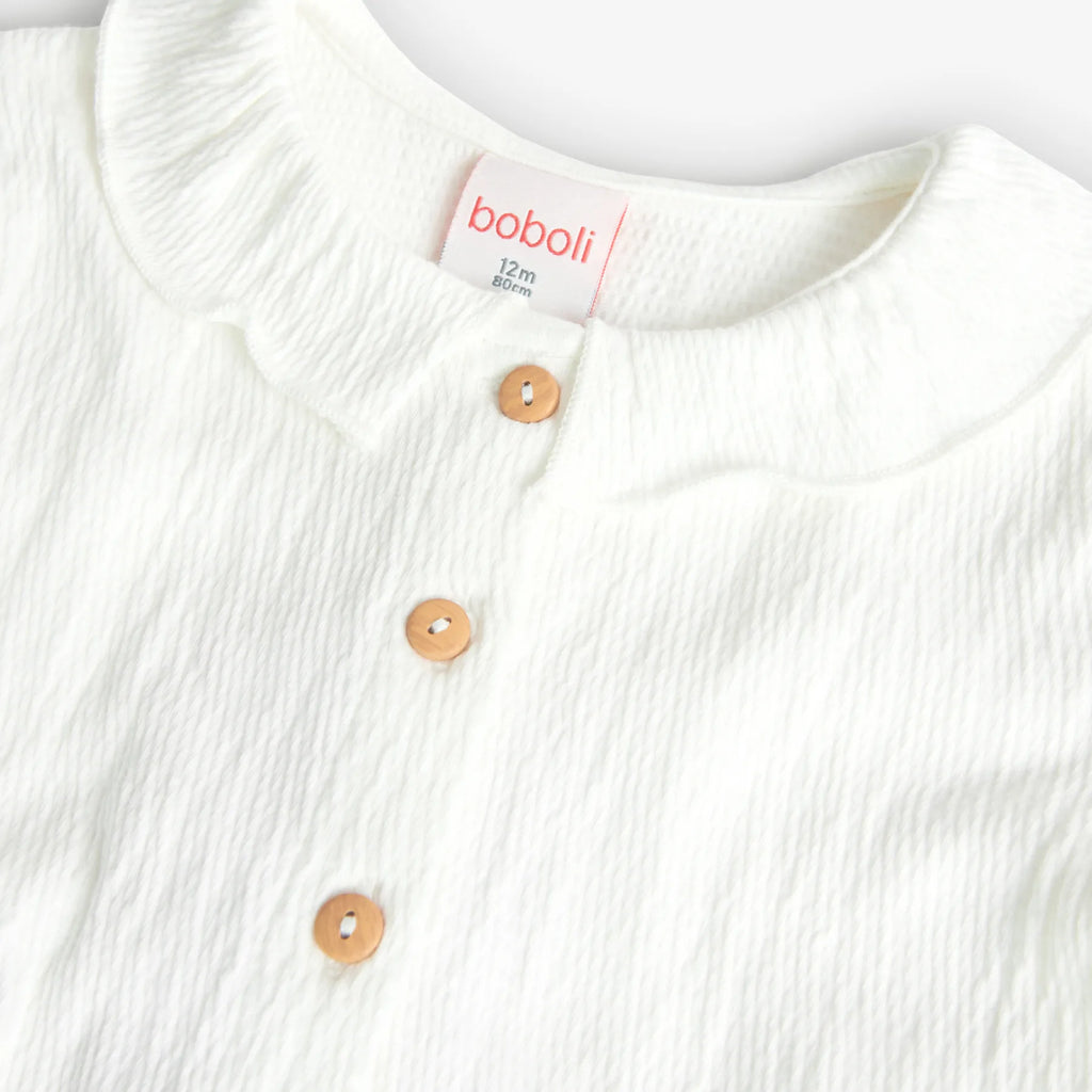 Camicia con colletto volant
