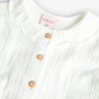 Camicia con colletto volant