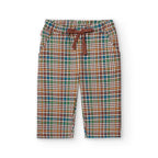 Pantaloni quadri bambina linea dritta
