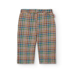 Pantaloni quadri bambina linea dritta