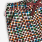 Pantaloni quadri bambina linea dritta