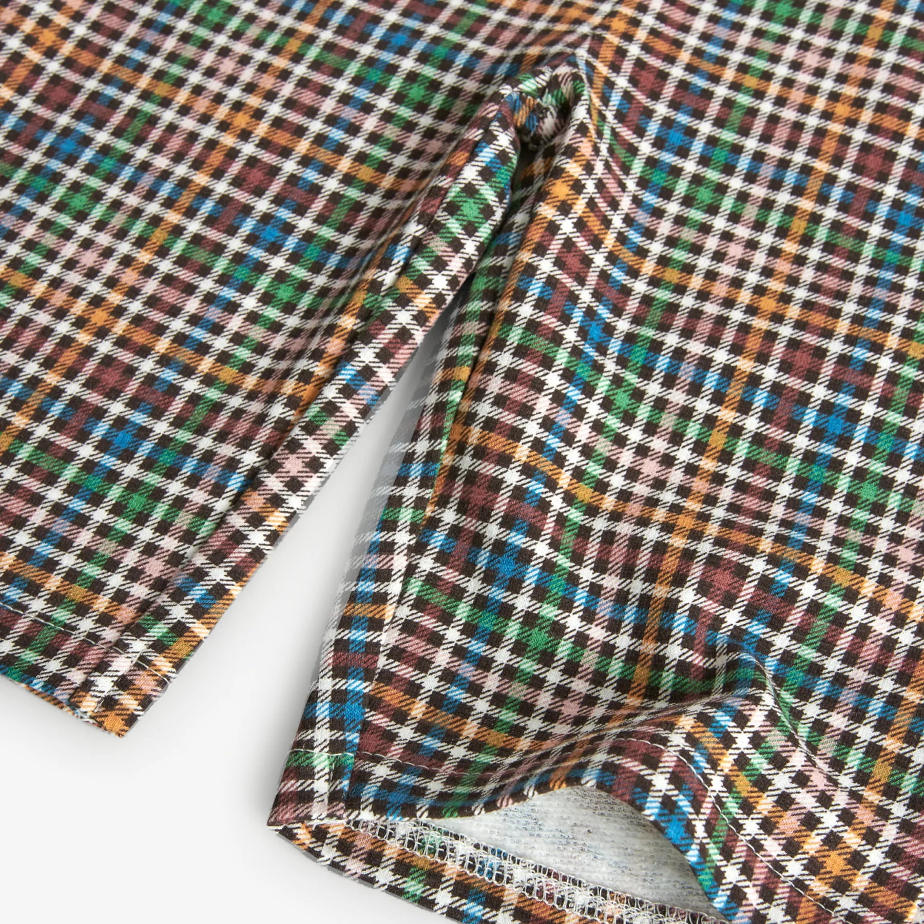 Pantaloni quadri bambina linea dritta