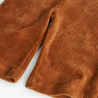 Pantaloni velluto linea dritta cedro