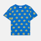 T-shirt mezza manica all over stars