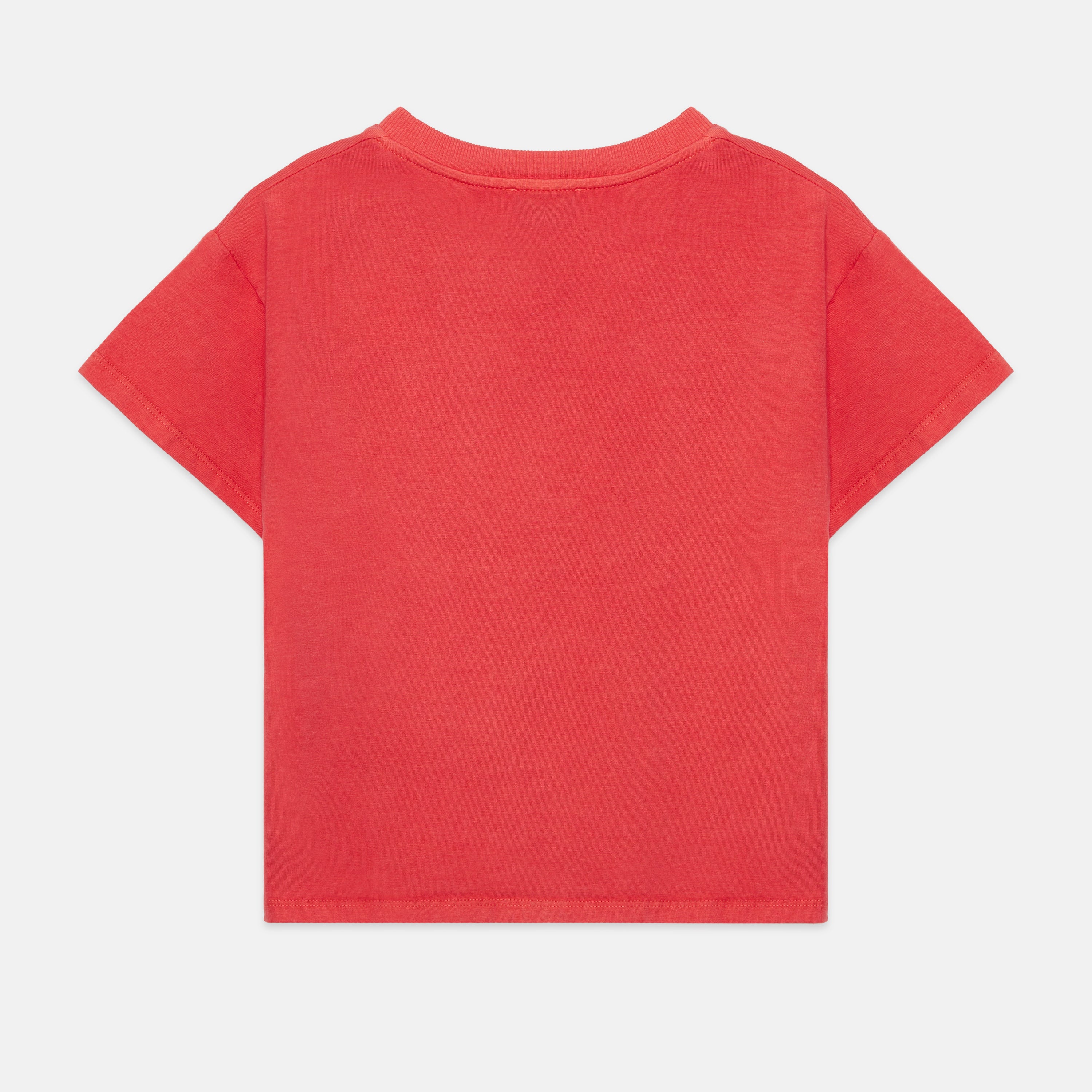 T-shirt mezza manica ‘happy dog’ rossa