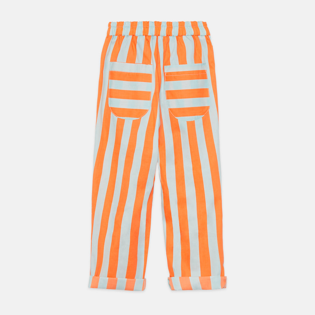 Pantaloni carota a righe
