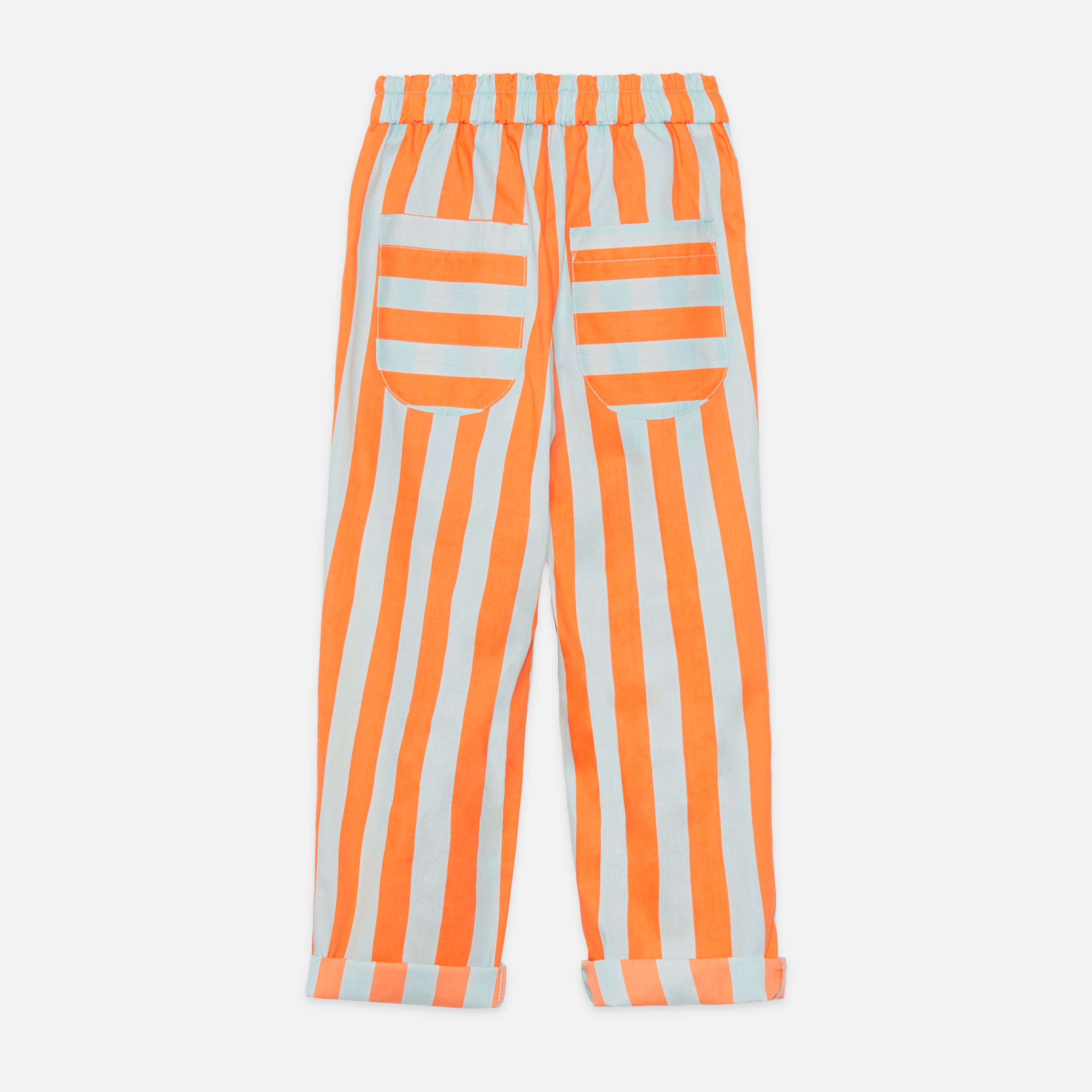 Pantaloni carota a righe