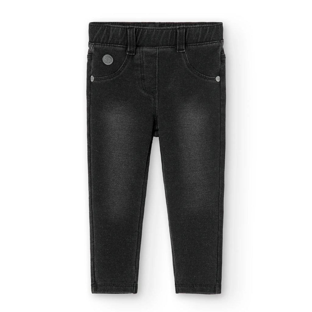 Pantaloni elasticizzati denim per bimba
