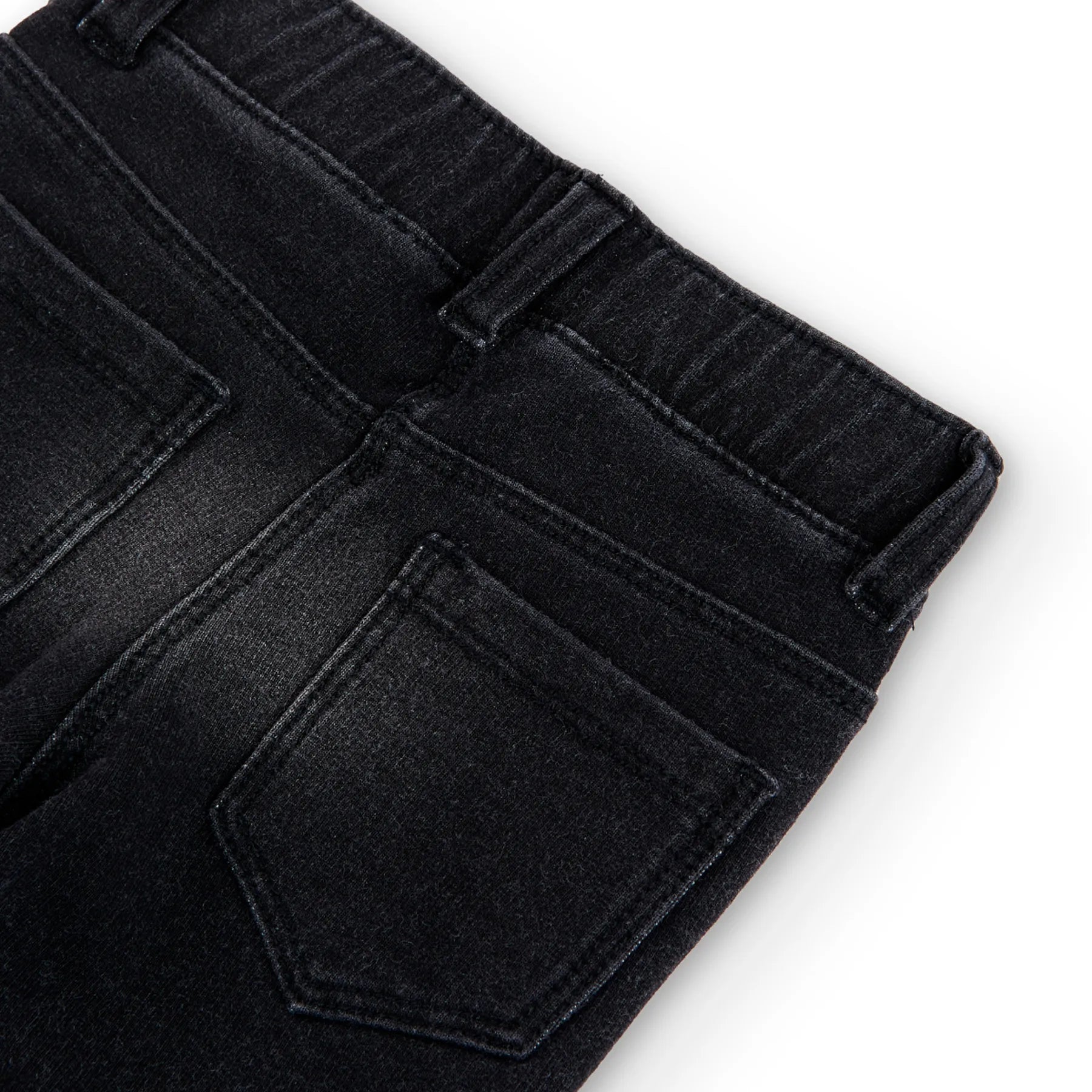 Pantaloni elasticizzati denim per bimba